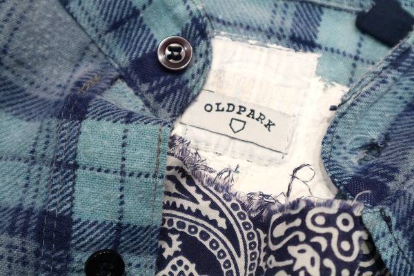 春のトップスで印象強く・OLD PARK(オールドパーク)リメイクシャツ入荷