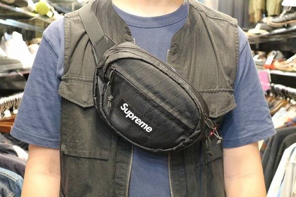 supreme 18aw waist bag black