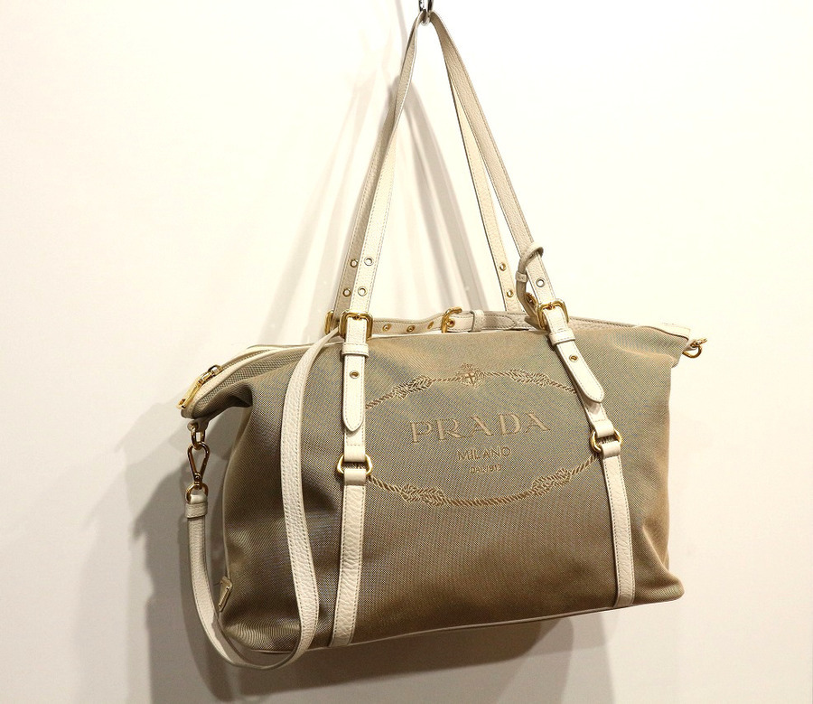 PRADA/プラダ】ロゴジャガードセミショルダーバッグ BR3438 入荷