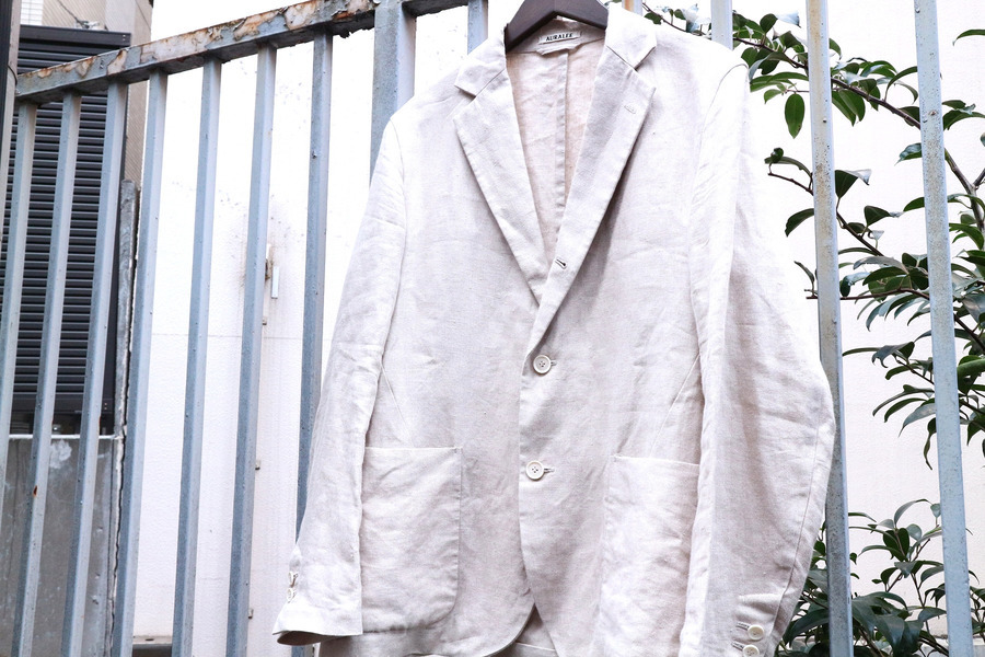 AURALEE/オーラリー】LINEN GABARDINE JAKET A8SJ01LG 入荷！[2020.03