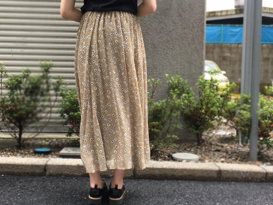 IENA / イエナ 】より楊柳フラワースカートが入荷しました
