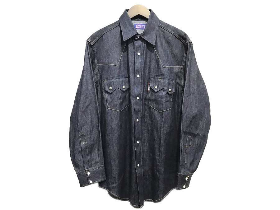 BLUE BLUE/ブルーブルー】コンチョボタンデニムシャツが入荷致しました 
