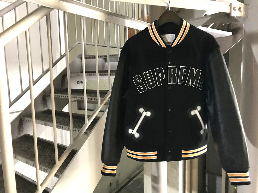 Supreme Bone Varsity Jacket M シュプリーム