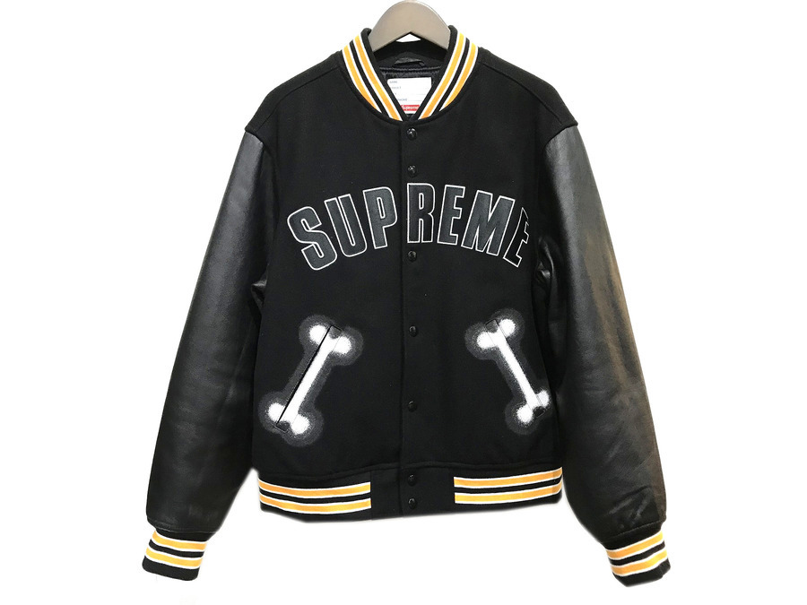 Supreme Bone Varsity Jacket M シュプリーム