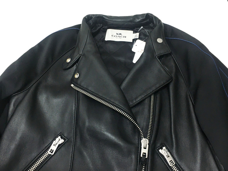 COACH/コーチ】よりラムレザーシングルライダースジャケットが入荷しま