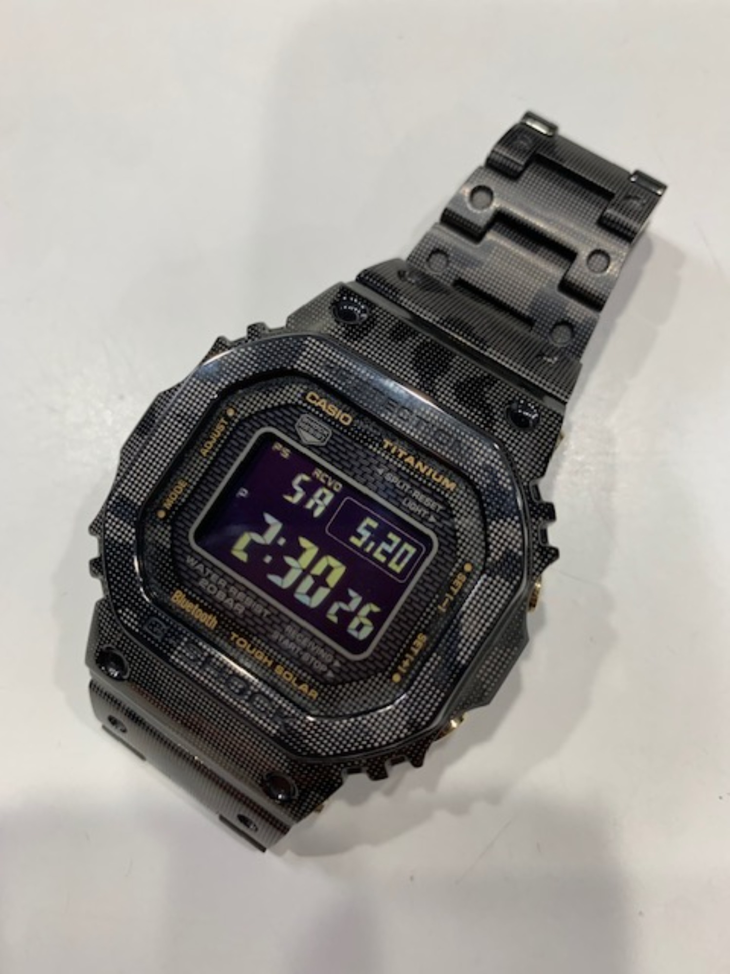 CASIO/G-SHOCK】カモフラフルメタルデジタルウォッチ GMW CASIO/G-SHOCK】カモフラフルメタルデジタルウォッチ GMW