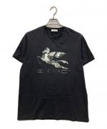 直営店で購入　ETRO ダークグレー ペイズリー柄 ポロシャツ L ETRO/エトロ】よりペイズリー総柄ポロシャツを買取入荷致しました