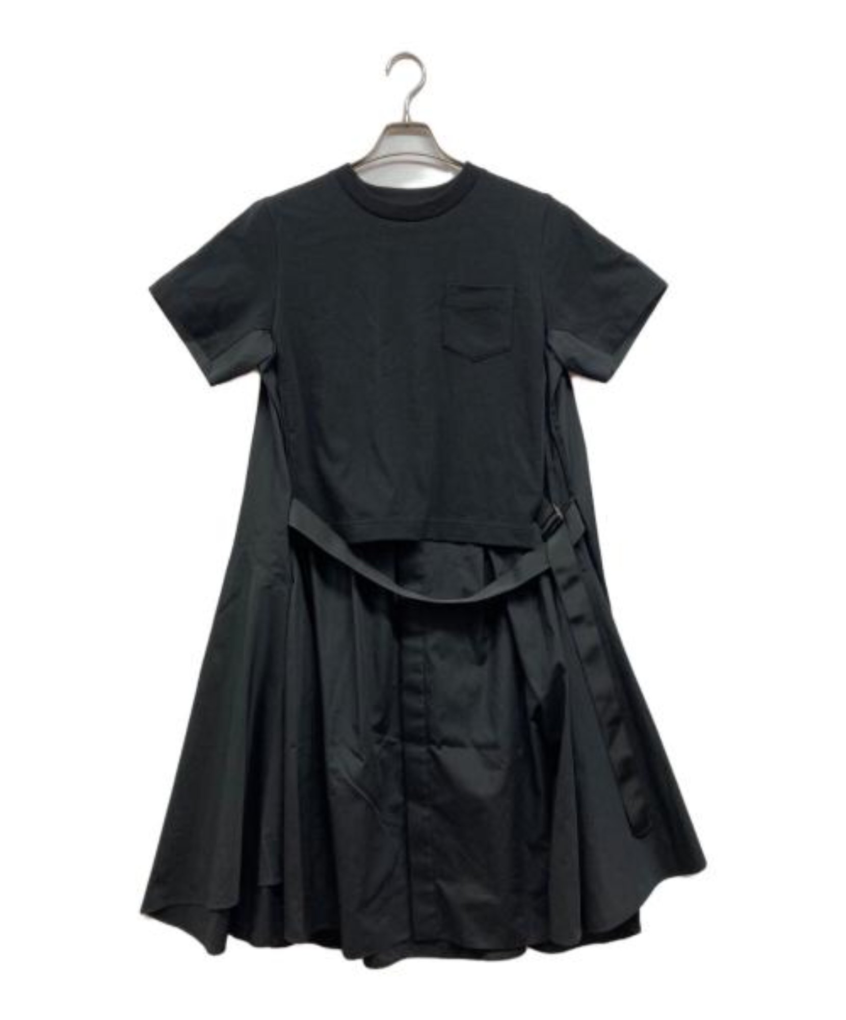 sacai / サカイ】 Cotton Poplin x Cotton Jersey Dress | 上品さと