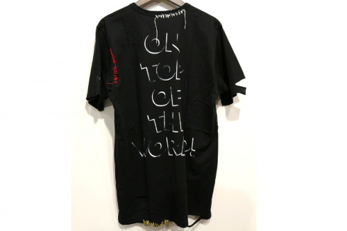 マスターマインド オムのダメージ加工コラボシャツ