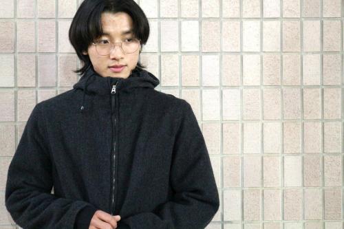 ユニバーサルプロダクツのHOODED OVER COAT