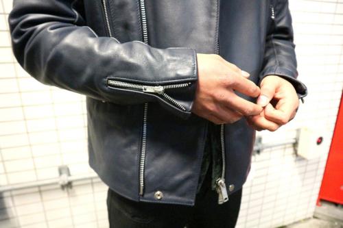 ライダースジャケットのメンズ