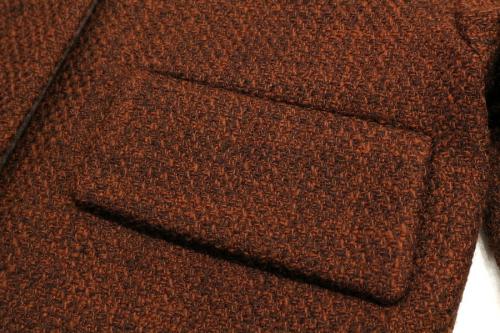 ノーカラージャケットの古着