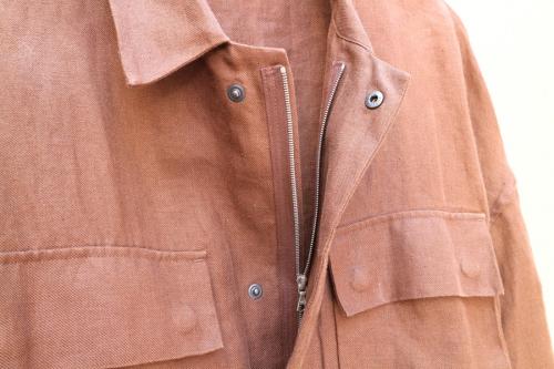 オーラリーのLINEN GABARDINE BIG SAFARI BLOUSON