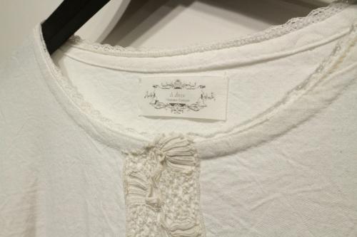 アンデコールのリネンブラウスワンピース