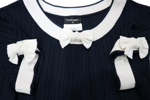 リブニットのレディース