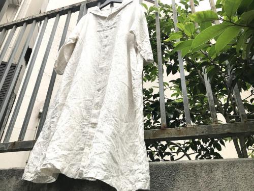 リネンワンピースの古着