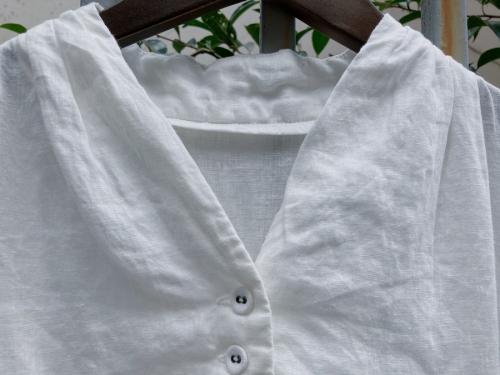 リネンシャンブレーワンピースの古着