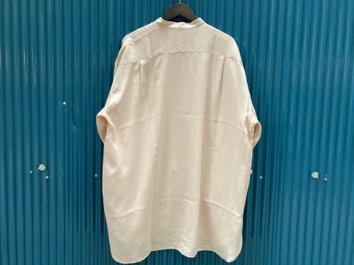 イッセイミヤケメンのバンドカラーBIGシャツ