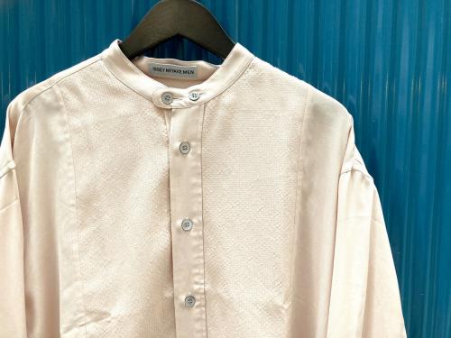 バンドカラーBIGシャツの古着