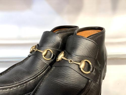 ホースビットモカシンブーツの古着