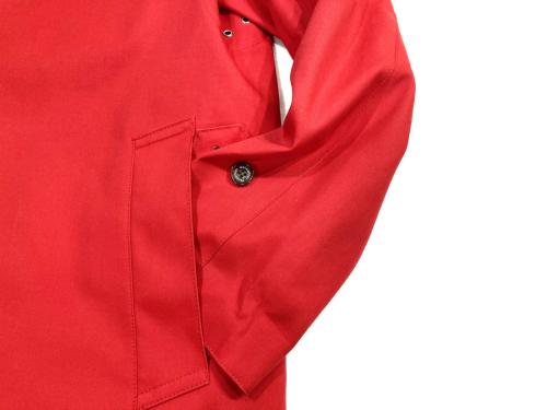 チェックライナーボンディングステンカラーコート