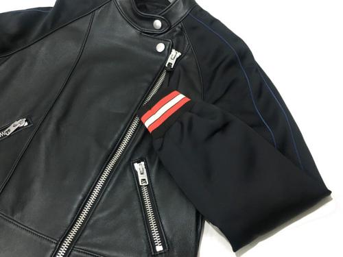 レザージャケットのレディース