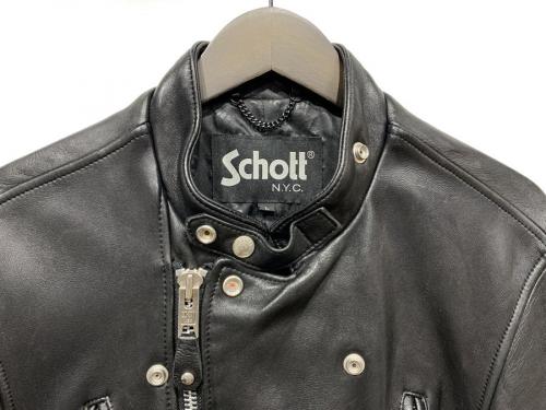 ダブルブレストライダースジャケットの古着