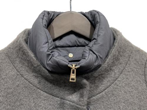 ヘルノのライナー付モヘヤ混コート