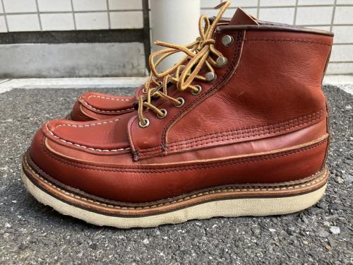 レッドウィングのワークブーツ