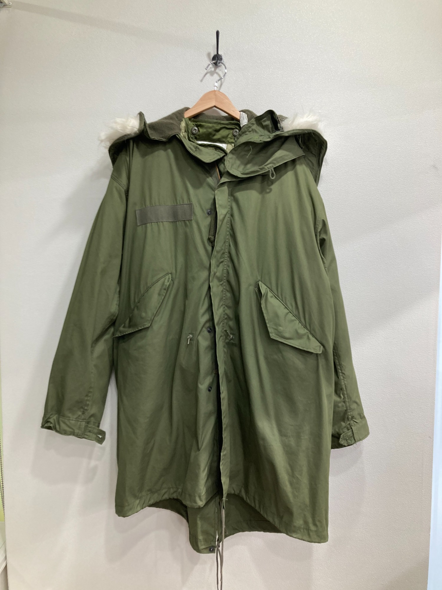 US.ARMY ユーエス アーミー  80's フィッシュテールパーカー 中古・古着通販】US ARMY (ユーエスアーミー) フィッシュテール