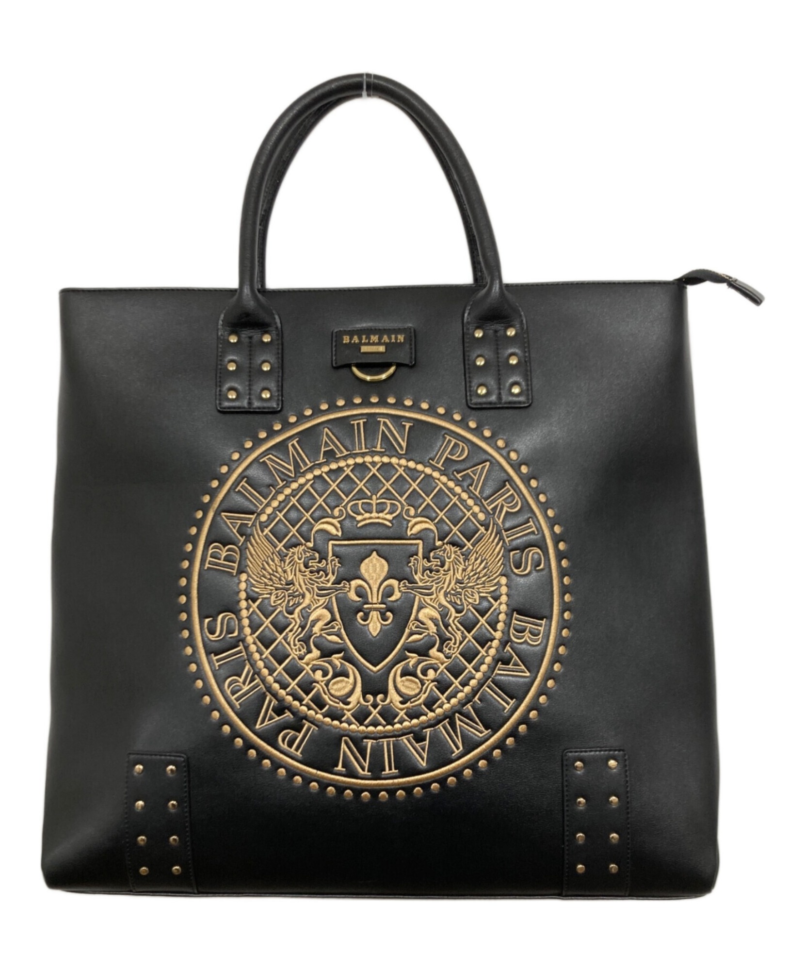 BALMAIN バルマン◆メダリオンロゴ レザーボディバッグ希少 BALMAIN / バルマン】レザー2WAYバッグ|日常に品格を添えるメゾンの