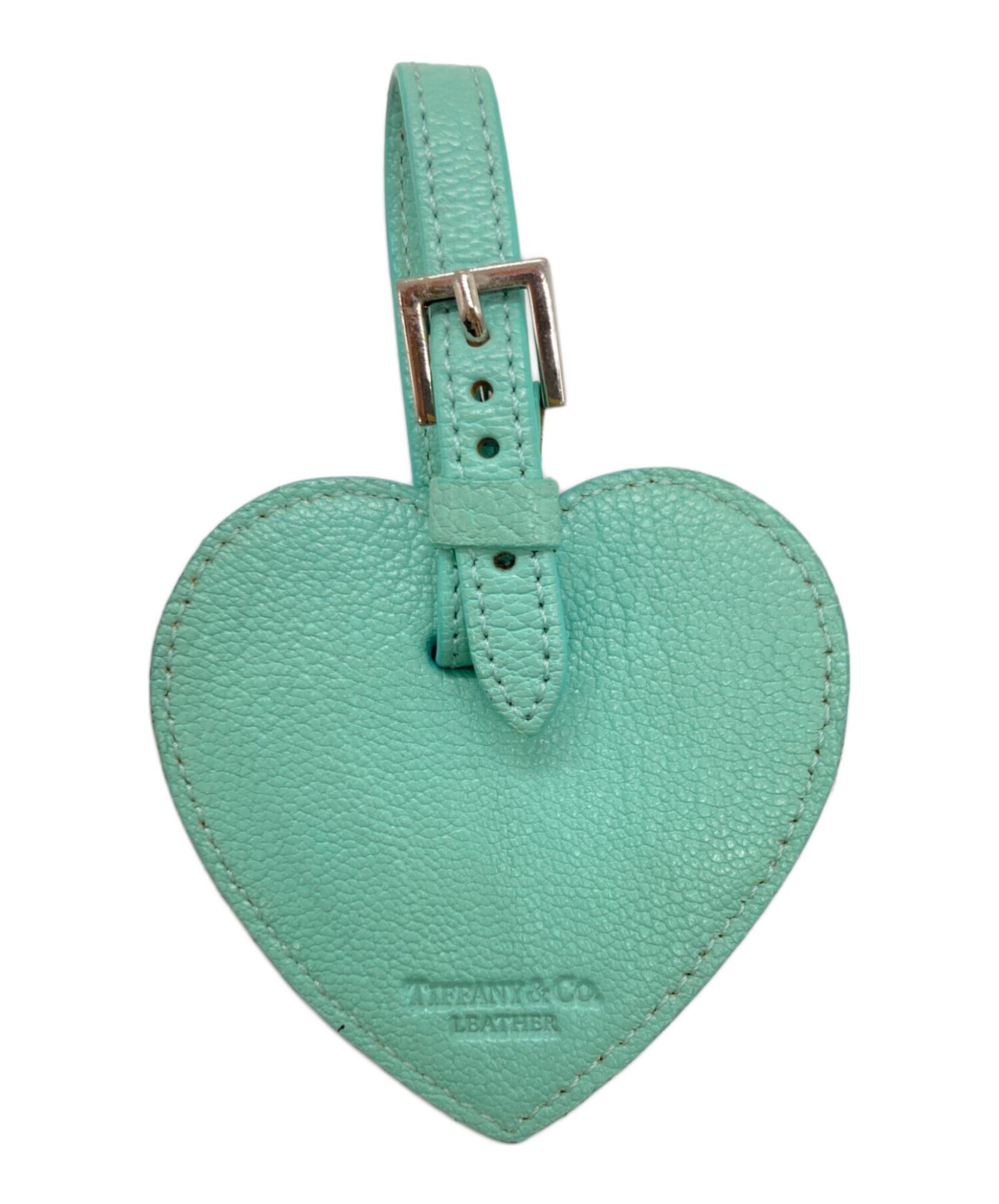 【美品】TIFFANY＆Co. ティファニー ハート型バッグチャーム TIFFANY & Co. / ティファニー】ハートネームタグ / バッグチャーム