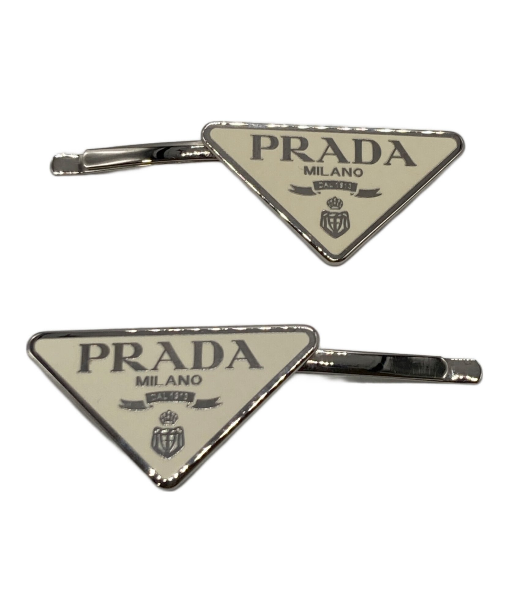PRADA / プラダ】メタルヘアクリップセット | 上質な輝きでヘア