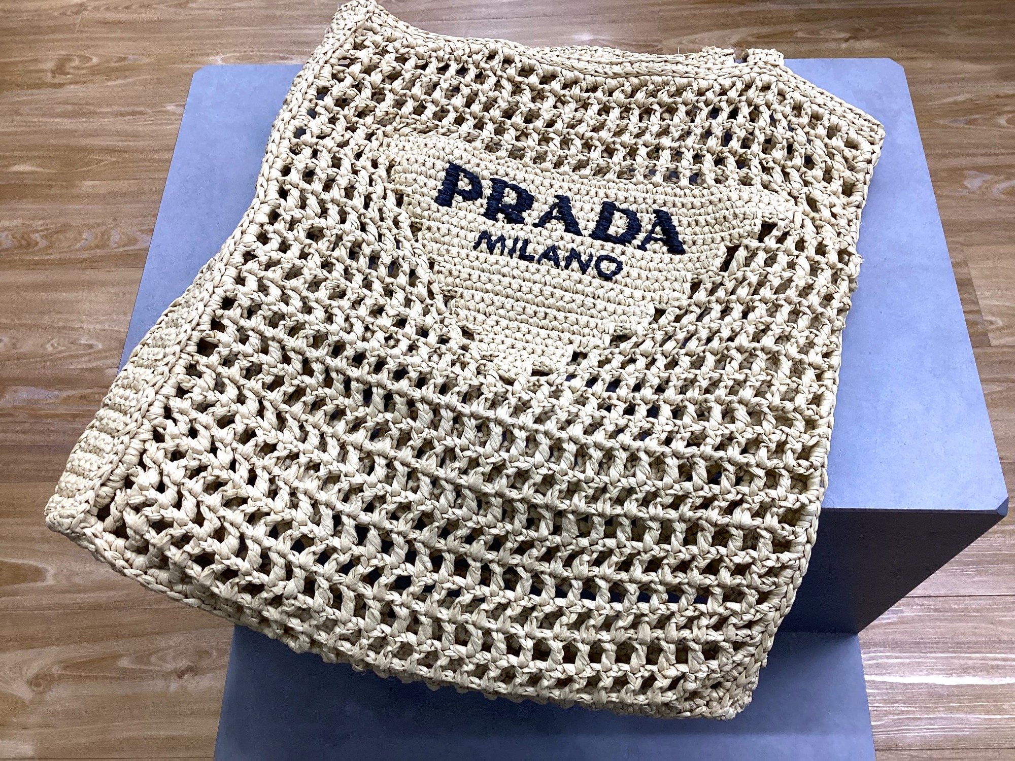 PRADA ラフィアトート（プラダ ラフィア）