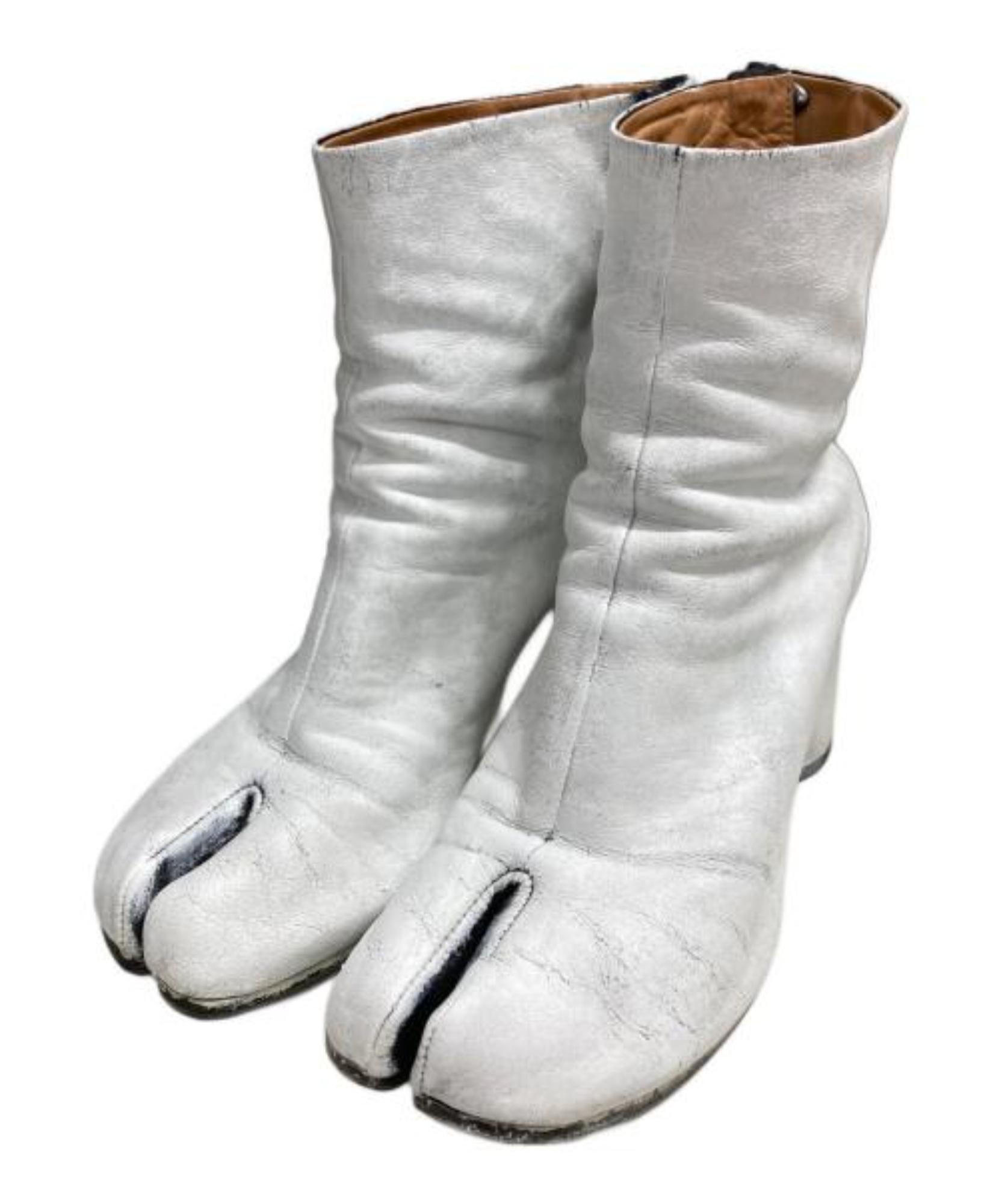 Maison Margiela Tabi boots ペンキ Maison Margiela / メゾンマルジェラ】ビアンケットペンキtabiブーツ