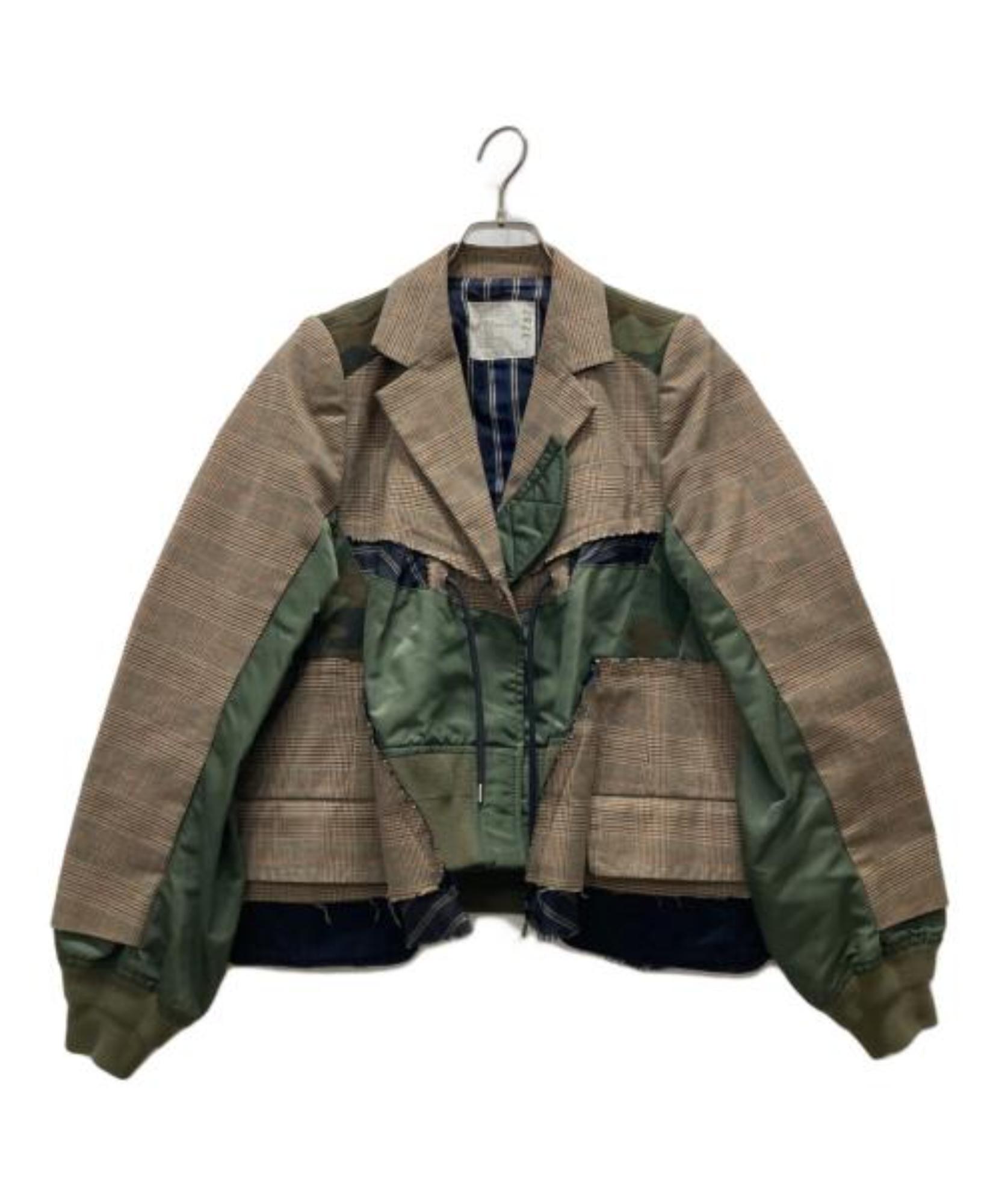 sacai / サカイ】再構築ミリタリーテーラードブルゾン | 日常をモード