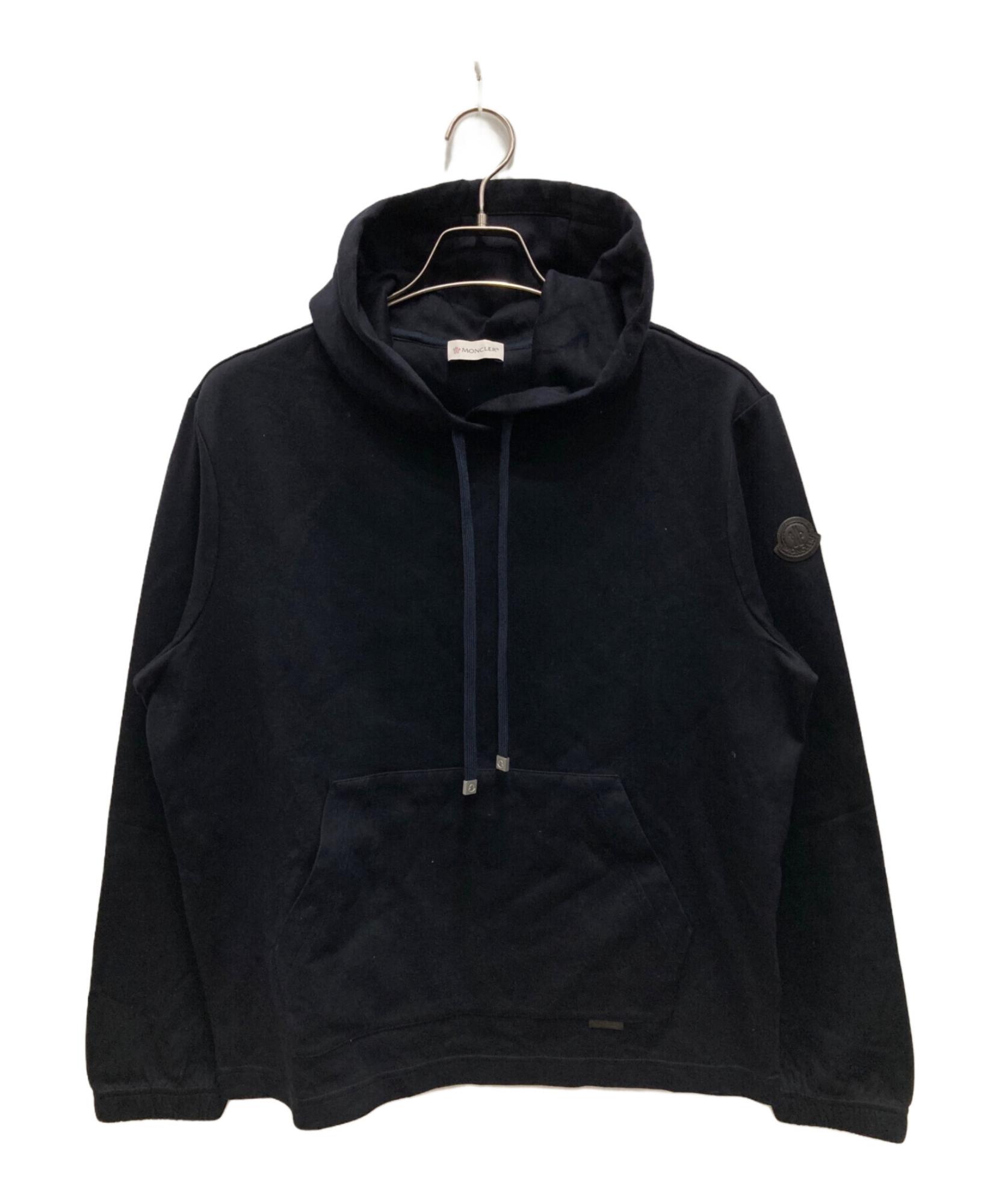 MONCLER / モンクレール】 ロゴ パッチ ドローストリング フーディ 