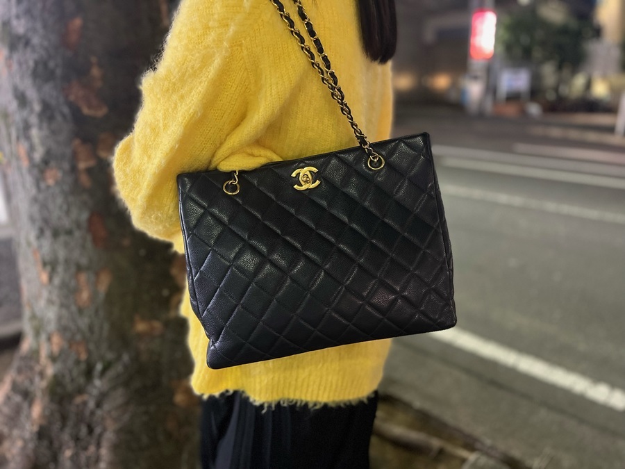 CHANEL キルティングトート