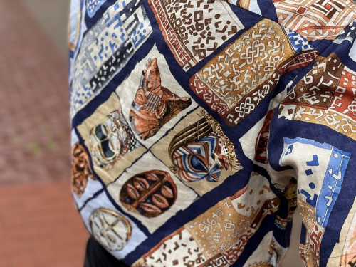 リネン総柄S/Sシャツの買取強化