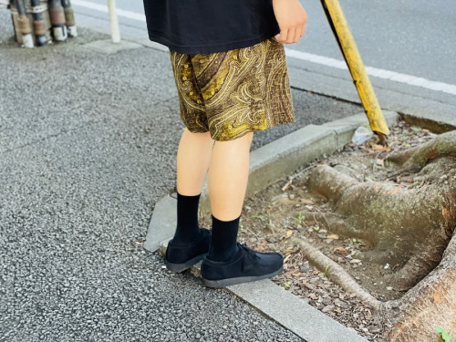 ｴﾄﾛのリネンハーフパンツ