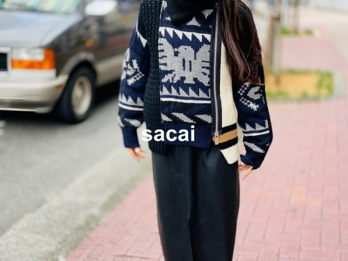ラグジュアリーブランドのsacai