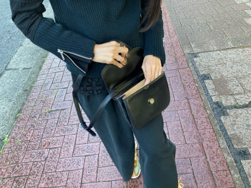 セリーヌのマカダム金具/ヴィンテージショルダーバッグ