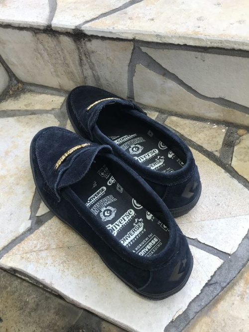 コンバース×トウヤホリウチのCS LOAFER SK/キャンバス スウェード ローファー