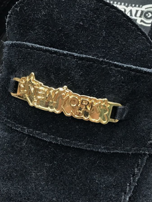 CS LOAFER SK/キャンバス スウェード ローファーのキャンバス/スウェード ローファー