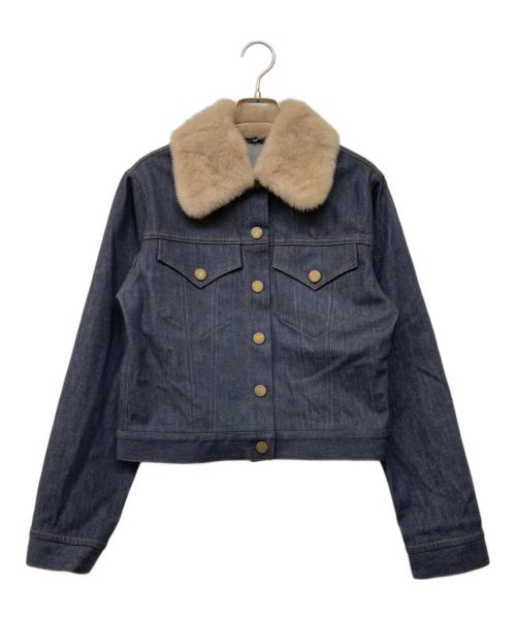 美品　Foxey フォクシー　ノーカラージャケット　ツイードジャケット　40 FOXEY ジャケット FOXEY ノーカラーツイードジャケット 40 ジャケット