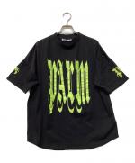 【極美品】パームエンジェルス　ペイントバックロゴ　ヤシの木　カットソー tシャツ Palm Angels / パーム エンジェルス】Back Gothic Palm Cotton T-shirt