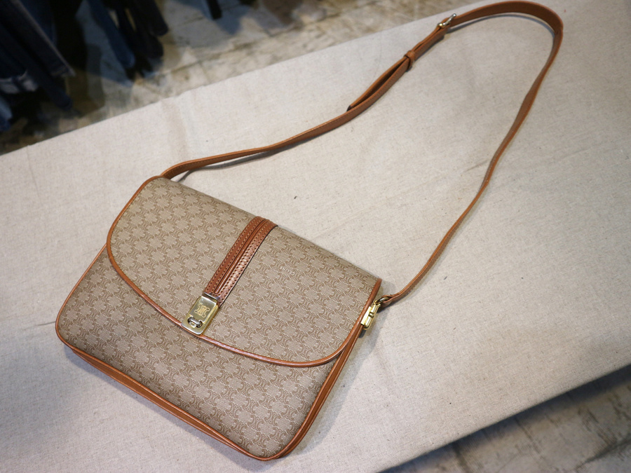CELINE オールドセリーヌ マカダム ショルダー tic-guinee.net