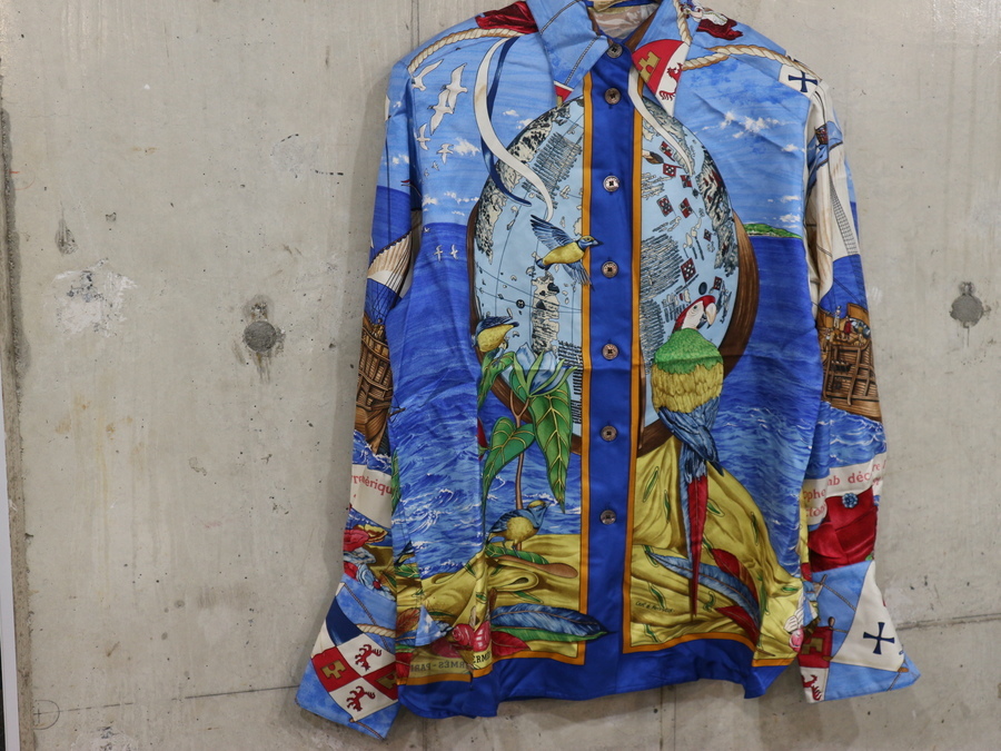 HERMES/エルメス】1992年製シルクシャツが入荷しました