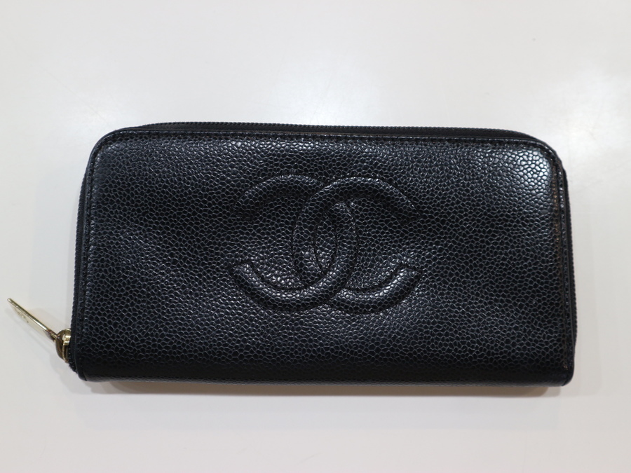 Chanel シャネル ラウンドファスナー長財布が入荷しました 02 21発行