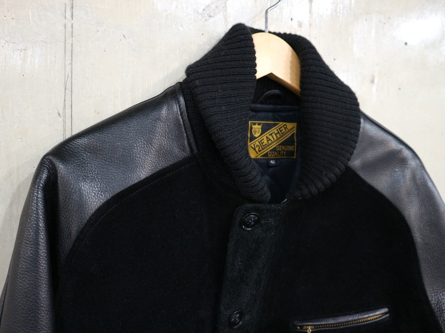y'2レザー スタジャン 良品】Y'2 LEATHER レザージャケット スウェード